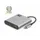 USB-C Multiport Adapter Voor 1 HDMI Monitor Grijs