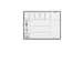 Tableau blanc imprimé Profil Softline noir 8mm 100x150cm
