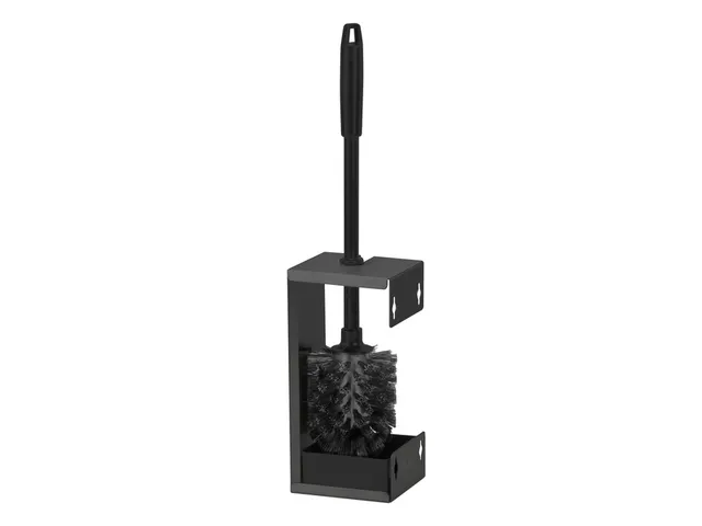 Support brosse toilette QuartzLine 448951 inox noir