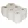 Wypall 7276 centerfeed poetsdoek papier op rol 1-laags wit 6 Rol