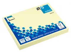 Bloc-mémos 100x75mm jaune bloc de 100 feuillets