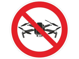 verbodsbord,Drones verboden,aluminium gemerkt,gemoffeld - 1
