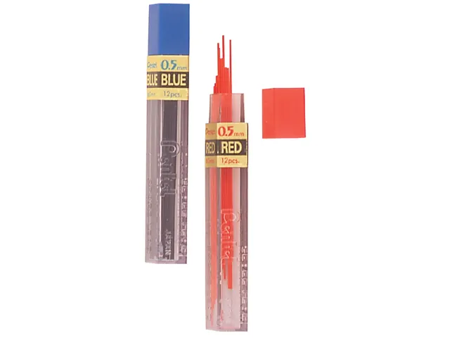 Potloodstift Pentel Ain Stein HB 0.5mm blauw koker à 20 stuks