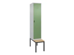 locker voor scheiding van kleding,HxBxD 2120x400x815mm,1vak