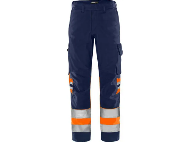 Fristads 2649 Werkbroek Klasse 1 GPLU High Vis oranje/blauw maat C156