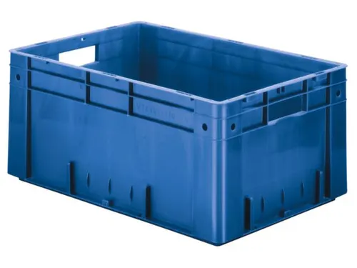 Euronorm Stapelkrat 270x600x400mm 50l Gesloten Blauw