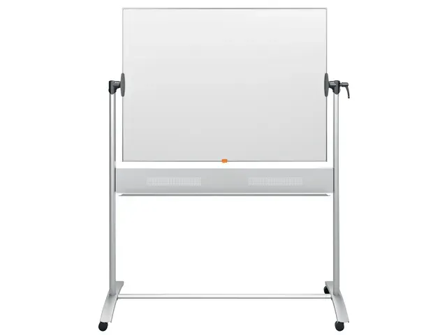 Mobiel Magnetisch Whiteboard, Kantelbaar, Emaille, Ft 120 X 90 Cm