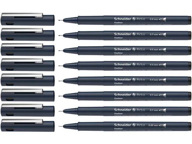 Fineliner Schneider Pictus 144st. SIS-display NL-FR