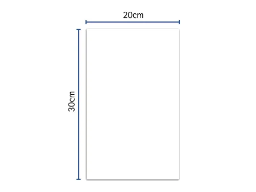 Magneetvel MAUL 200x300mm wit beschrijf- wisbaar en te knippen