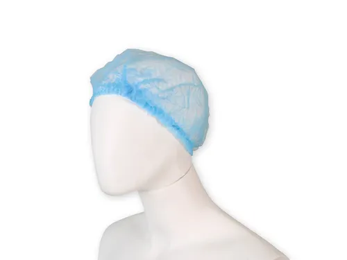 Haarnet Hynex clip non-woven blauw pp 100 stuks