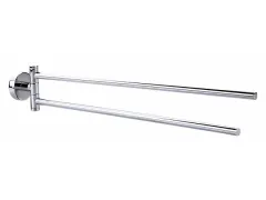 Handdoekhouder Tesa Smooz 40317 Chroom zelfklevend met 2 armen