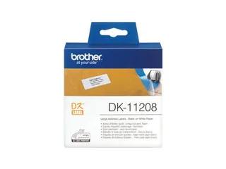 Etiket Brother DK-11208 38x90mm groot adres 400stuks - 2