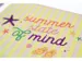 Etui Beach Happy gestreept 15x10 cm SUMMER STATE OF MIND