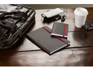 Notitieboek Oxford Black n' Red A5 business journal 72vel lijn - 3
