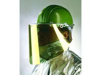 Tempex type 610 gelaatsscherm voor een veiligheidshelm Goud bedampt