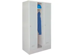 locker,RAL 7035,HxBxD 1850x900x500mm,3vak,vak B 300mm,cil.-slot,sokkel