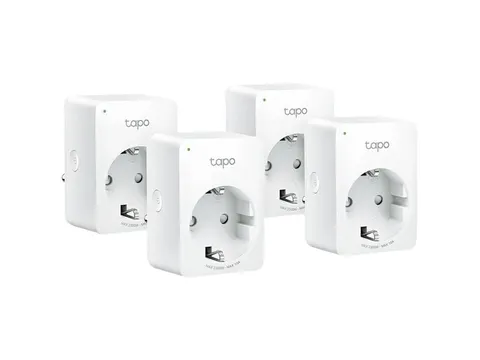 Tapo P100 Wifi Power AC 220-240V 50/60 Hz 10 wit 4 stuks