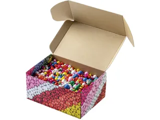 Houten kralen Folia 1000 gram assorti - 2