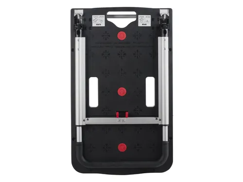 Transportkar Pavo platform trolley inklapbaar 137kg zwart