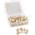 Punaises Nobo hout voor memobord 40 stuks