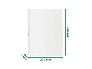Showtas Leitz Recycle A4 11-gaats PP 0.10mm transparant - 8