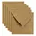Envelop Papicolor 140x140mm Kraft bruin Gegomd