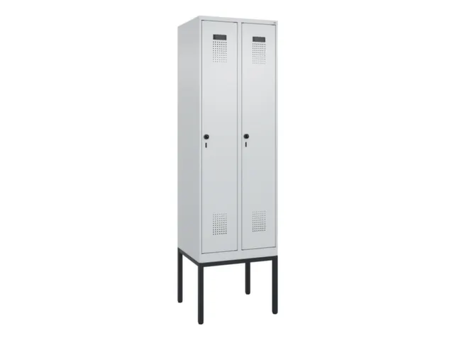 locker voor scheiding van kleding,HxBxD 2120x600x500mm,2vak