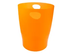ECOBIN Papiermand 15 L oranje transparant