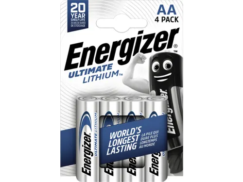 Batterij Energizer Ultimate Lithium 4x AA