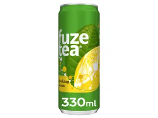 Frisdrank Fuze Tea Black Tea sparkling lemon blik 330ml - 5