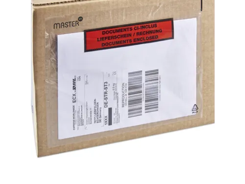 Paklijstenvelop C4 Bedrukt 340x250mm Transparant 1000 stuks