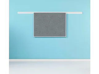 Partnerline Prikbord 60x90cm Camira Donkergrijs - 1