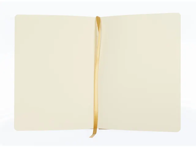 Carnet de croquis PU couverture rigide 80 feuilles A5 jaune ocre