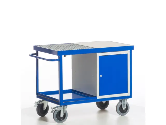chariot-armoire,force 600kg,2plateau(x),plateau Lxl 1150x700mm