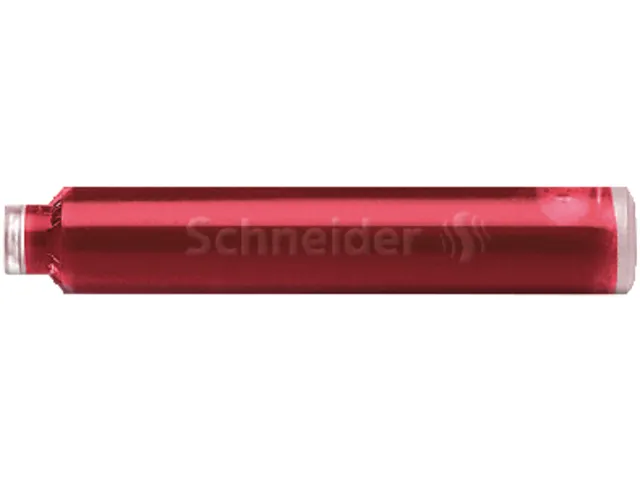 Inktpatroon Schneider Rood 6 stuks