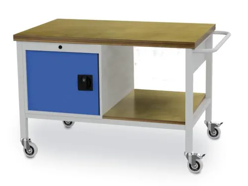Werkplaatswagen 859x1200x750mm Werkblad 40mm Draaideuren