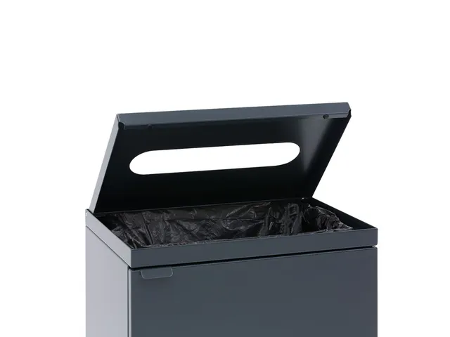 Bica 855 Afvalbak met papieropening 95 Liter Antraciet