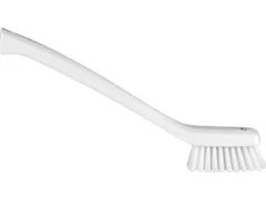 Vikan Hygiene smalle borstel Wit lange steel