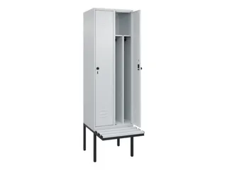 locker voor scheiding van kleding,HxBxD 2120x600x815mm,2vak - 2