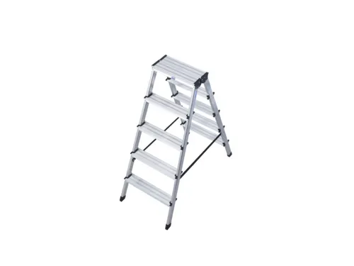 Lichte Universele Trapladder Tweezijdig 1.18m H 0 86m 2x5treden