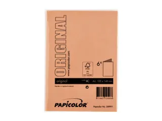 Correspondentiekaart Papicolor dubbel 105x148mm oranje pak à 6 stuks - 3