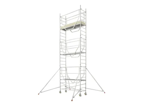 rolsteiger,reik H 7,25m,steiger H 6,47m,3platform(s),m. luik