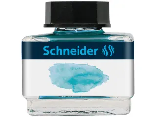 Inktpotje Schneider 15ml pastel Bermuda blauw voor vulpen en rollerbal - 1