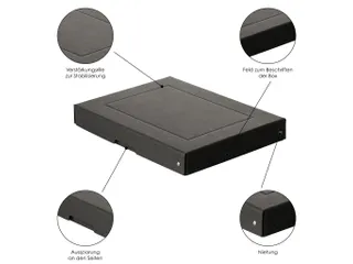 PureBox Black A4 40mm - 5