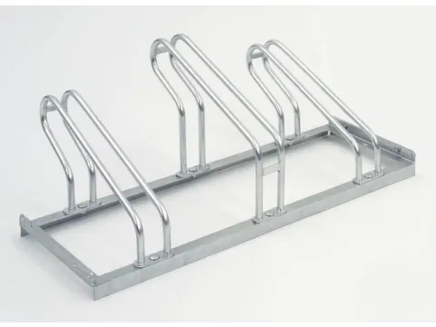 Fiets-Beugelrek L 1050Mm 3Plaatsen Schroefbaar Enkelzijdig Verzinkt