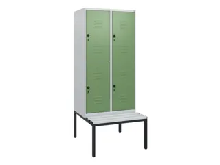 Dubbeldekse dekenkist,HxBxD 1950x800x815mm,2x2vak.,vak B 400mm - 1