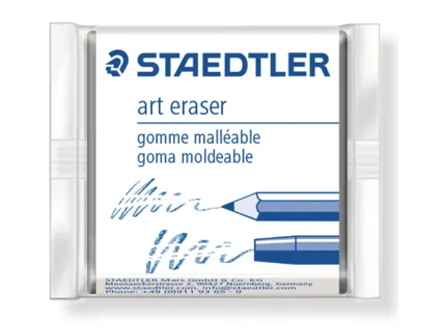 Kneedgum Staedtler grijs 40x40x11mm