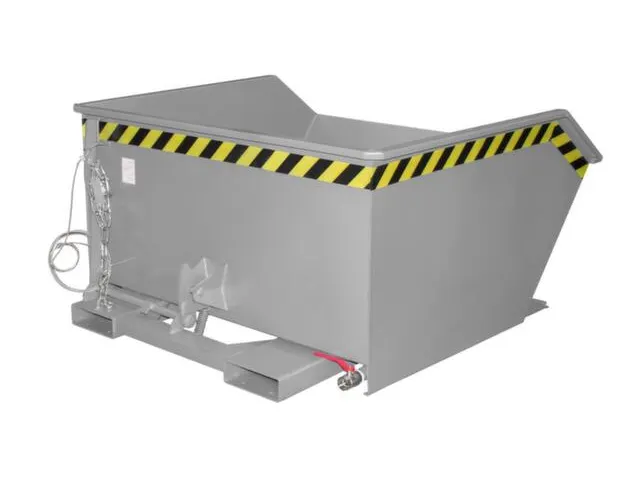 Kiepbak voor spaanders,HxLxB 680x1440x1280mm,0,75m³,draagverm. 1000kg