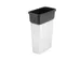 Vileda GEO Afvalbak Kunststof Open 70 Liter RVS Look