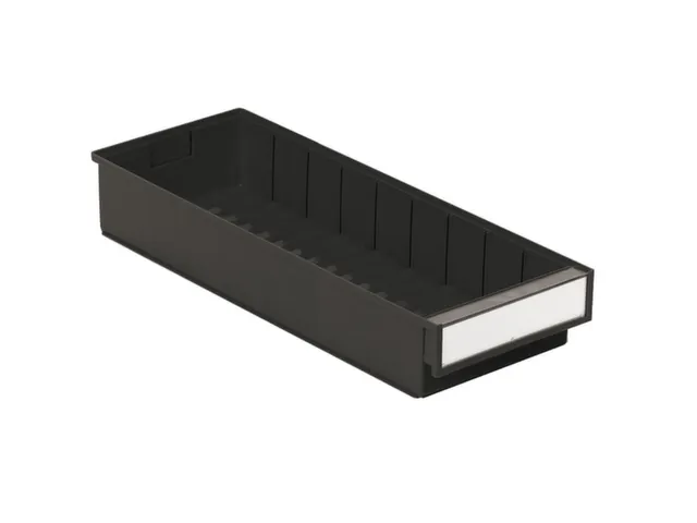bac compartimentable ESD,HxlxP 82x186x500mm,PP,noir